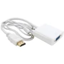 Адаптер ExtraDigital Adapter HDMI to VGA 0.15m White (KBH1645): Колір білий