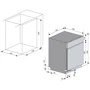 Встраиваемая посудомоечная машина Ventolux DW 6014 6D LED: Размеры 81x59,8x55