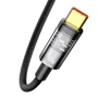 Кабель Baseus USB Cable to USB-C Explorer Series Auto Power-Off 100W 1m Black (CATS000201): Тип USB Cable - USB-C