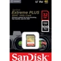 Карта памяти SanDisk 32GB SDHC Class 10 UHS-I U3 V30 Extreme PLUS (SDSDXWT-032G-GNCIN)