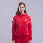 Спортивная толстовка Peak FWA01028-RED 46 красная с капюшоном на молнии