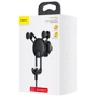 Держатель Baseus Car Holder Vehicle Mounted Air Vent with Lightning Cable Black (SULYY-01) фото 5