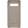 Аксессуар для смартфона Samsung Leather Cover Grey (EF-VG973LJEGRU) for Samsung G973 Galaxy S10: Материал кожа