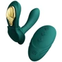 Смартвибратор в трусики Zalo - AYA Turquoise Green, насадка и пульт ДУ