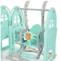Дитяча гірка-гойдалка Bambi WM19017-4-2 (grey / blue) фото 2