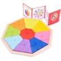 Головоломка Восьмиугольник New Classic Toys деревянная 72 части (10515)