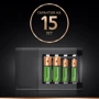 Зарядное устройство Duracell для аккумуляторов CEF15 4 AA VENX CE 1шт. фото 6