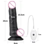Cтрапон с вибрацией LoveToy Ingen Easy Strapon Set 7.5" With Balls Black
