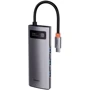 Адаптер Baseus Adapter USB-C to 3xUSB3.0+HDMI+USB-C Gray (CAHUB-CX0G) фото 5