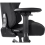 Крісло для геймерів HATOR Arc Fabric Jet Black(HTC-982): Оснащення З коліщатками, З хрестовиною, Поперековий валик, підлокітники, Підголівник