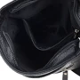 Мужская сумка планшет Borsa Leather черная (k10013-black): Тип ручки Плечевой ремень, Без ручки