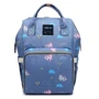 Рюкзак-сумка органайзер Cybee Baby-Mo для мам поні на синьому