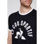 Спортивная футболка Le Coq Sportif ESS TEE SS N3 M 2010858-LCS 46 черная: Состав Хлопок