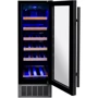 Винный шкаф Günter&Hauer WKI 18 D: Регулируемый диапазон температур, C от +5°C до +18°C
