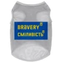 Майка для собак WAUDOG Clothes рисунок Смелость сетка L B 42-45 см C 28-31 см серая (303-0231-11)
