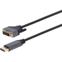 Кабель и переходник Cablexpert DisplayPort DVI Full HD 60 Гц 1.8 м (CC-DPM-DVIM-6): Тип кабель