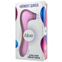 Вибратор и вакуумный клиторальный стимулятор Alive Midnight Quiver Pink - секс-игрушка 2в1