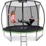 Батут Outtec Premium 10ft (312см) чорно-зелений із внутрішньою сіткою (5907766665854) фото 2