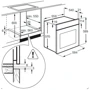 Духовой шкаф электрический Zanussi ZZB510301X: Объем, л 56