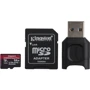 Карта памяти Kingston 64GB microSDXC Class 10 UHS-II U3 V90 A1 Canvas React Plus + SD adapter + USB reader (MLPMR2/64GB)