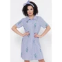 Платье FashionUp PL-1767D-42 42 синее повседневное до середины бедра: Состав Хлопок