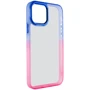 Чехол для iPhone TPU Case TPU+PC Fresh Sip Pink/Blue for iPhone 14 Plus