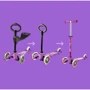 Самокат MICRO серии "Mini 3in1 Deluxe" – фиолетовый (до 50 kg, до 20 kg с сидением, 3-х колесный) (MMD012) фото 7