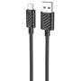 Кабель Hoco USB Cable to MicroUSB X88 Gratified 2.4A 1m Black