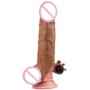 Насадка на член LoveToy Pleasure X-Tender Vibrating Penis Sleeve Add 2" Brown