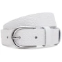 Женский ремень Borsa Leather белый (110v1genw91-white)