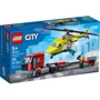 Конструктор LEGO City Перевозка спасательного вертолета (60343)