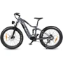 Электровелосипед SAMEBIKE RS-A08 (750 Вт, 17 А/ч, 48 В), колеса 26", серый фото 11