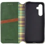 Чехол для телефонов Mobile Case Getman Cubic Green for Samsung A556 Galaxy A55: Материал искусcтвенная кожа и термополиуретан
