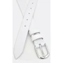 Жіночий ремінь Borsa Leather білий (110v1genw76-white): Стать Женский
