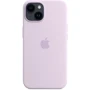 Чехол для iPhone Apple Silicone Case with MagSafe Lilac (MPRY3) for iPhone 14: Материалы Силикон