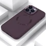 Чехол для iPhone TPU Case Bonbon Metal Style with MagSafe Plum for iPhone 12/12 Pro: Цвет бордовый