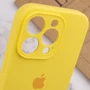 Чехол для iPhone Mobile Case Silicone Case Full Camera Protective Yellow for iPhone 15 Pro Max фото 5