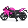Дитячий електромотоцикл 2 колісний Bambi Racer рожевий (M 4877EL-8): Матеріал коліс EVA