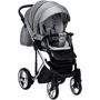 Коляска 2 в 1 Adamex Chantal Star Polar (Chrome) шкіра 100% Star 122 (624718): Матеріал коліс поліуретан