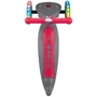Самокат Globber Primo Foldable Lights Titanium Red (серо-красный): Конструкция рамы складная