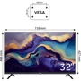 Телевизор HAIER H32K801G