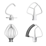 Кухонный комбайн KitchenAid Artisan 5KSM175PSEMA: Количество насадок 10