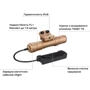 Ліхтар туристичний Olight Odin S M-LOK desert tan (2370.44.92): Світловий потік, лм 1500