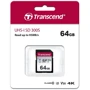 Карта памяти Transcend 64GB SDXC Class 10 UHS-I U3 V30 (TS64GSDC300S): Тип карты SDXC