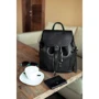Жіночий рюкзак Олсен BlankNote чорний (BN-BAG-13-onyx): Фактура матова, Зерниста