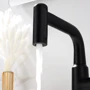 Смеситель для раковины Lefton Single-Hole Waterfall & Pull-Out Liftable Bathroom Faucet-BF2209 Matt Black фото 10