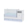 Детская кроватка-трансформер Bertoni TREND PLUS NEW (white/blue)