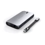 Адаптер Satechi Adapter USB-C to USB-C + HDMI + VGA + 2xUSB3.0 + SD + RJ45 Space Grey (ST-UCMBAM): Інтерфейс підключення USB-C