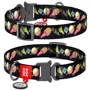 Ошейник WAUDOG Nylon с QR паспортом рисунок Рик и Морти 3 XL 25 мм 35-58 см (4508-0282)