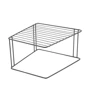 Полка угловая Metaltex BOXE LAVA 25x25x15см (361301)